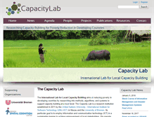 Tablet Screenshot of capacitylab.org